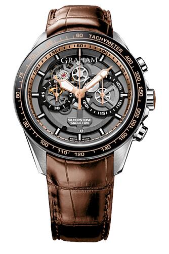 Graham Silverstone Skeleton Steel & Gold 2STAG.B02A Replica Watch